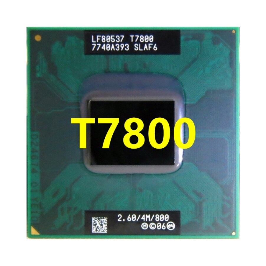  ھ   CPU μ, T7800 SLAF6, 2.6 GHz, 4M, 35W  P